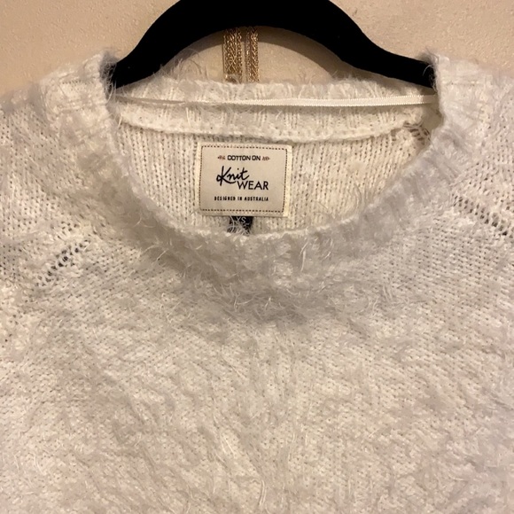 Cotton On Knit Wear Fuzzy Cropped Sweater - Picture 2 of 3